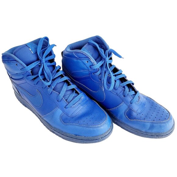 Nike Big Nike High Game Royal 336608-440 Men’s 12 Blue Leather 2016 INVRM - Picture 3 of 8